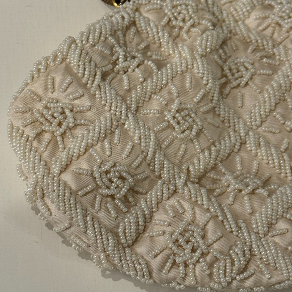 Vintage Handmade Beaded Sequin Wristlet Clutch Evening Purse – Made in Hong Kong - Picture 2 of 12